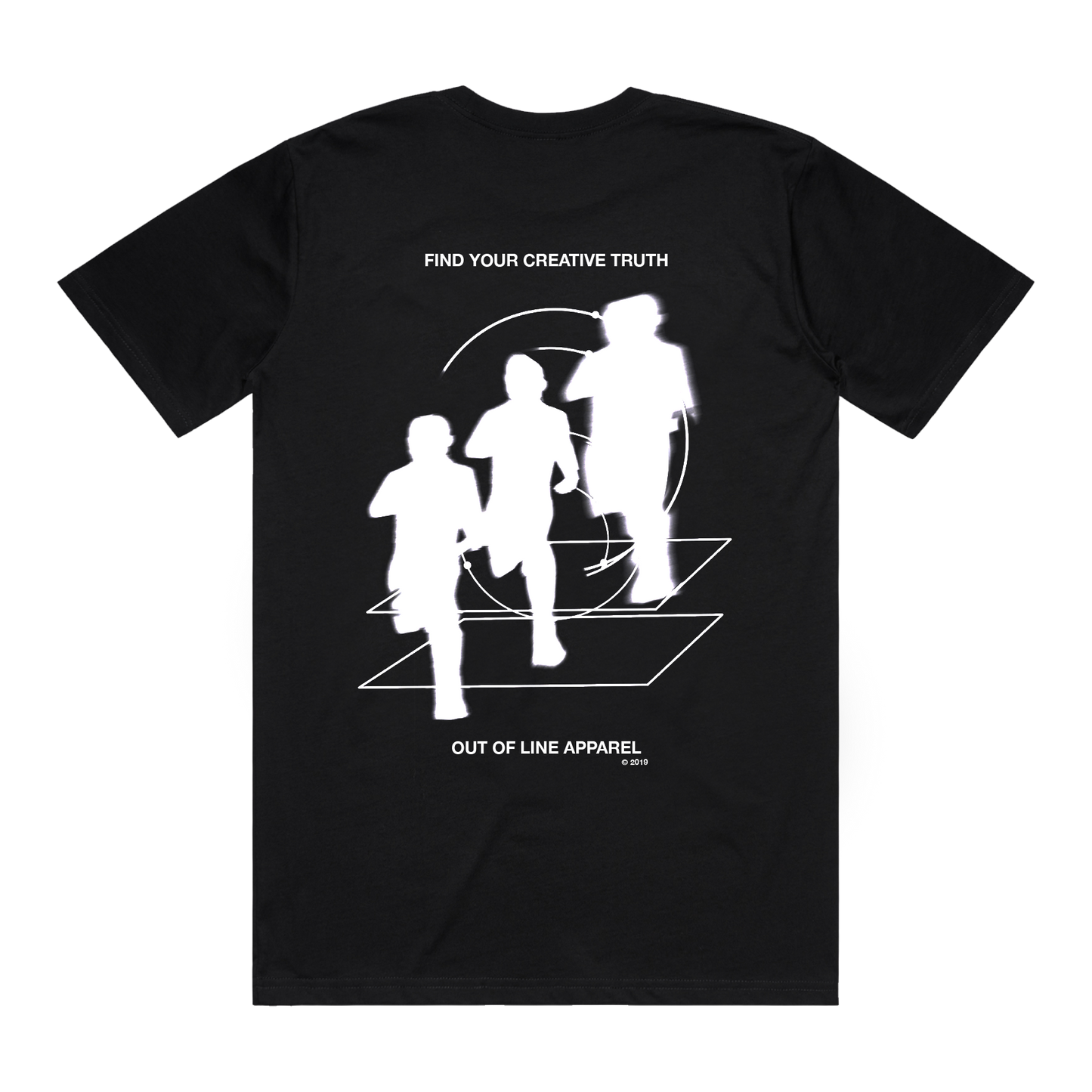BLACK "FIND YOUR CREATIVE TRUTH" TEE