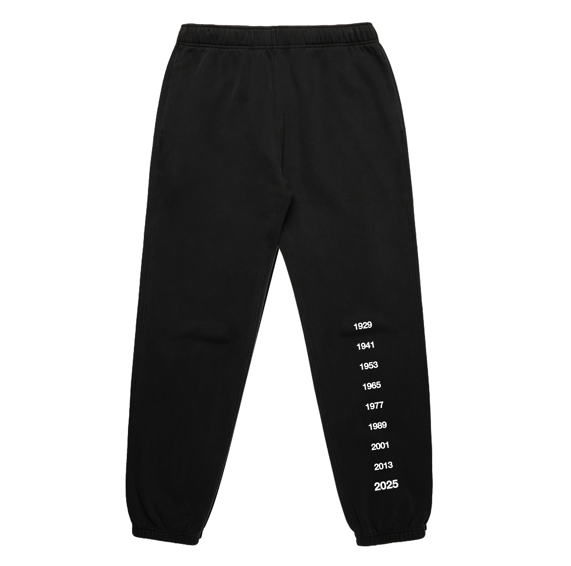 BLACK "LUNAR SNAKE" RELAX SWEATPANTS