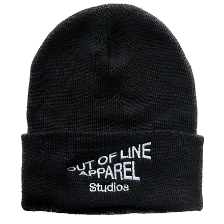 BLACK "OUT OF LINE APPAREL STUDIOS" BEANIE