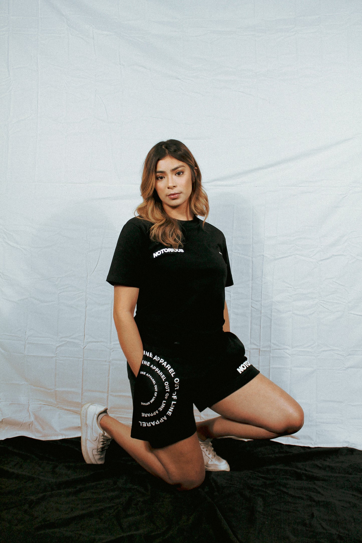 BLACK NOTORIOUS X OUT OF LINE APPAREL COLLAB TEE
