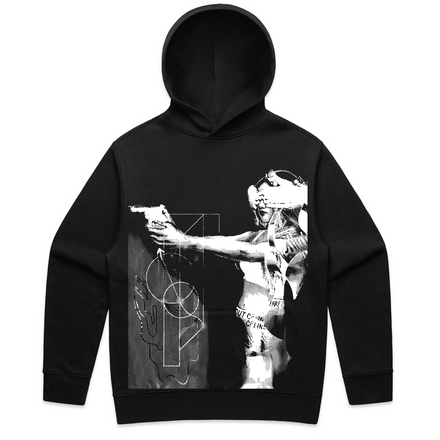 BLACK "LIKE EVERYONE ELSE" HOODIE