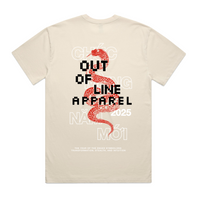 FADED BONE "LUNAR SNAKE" TEE
