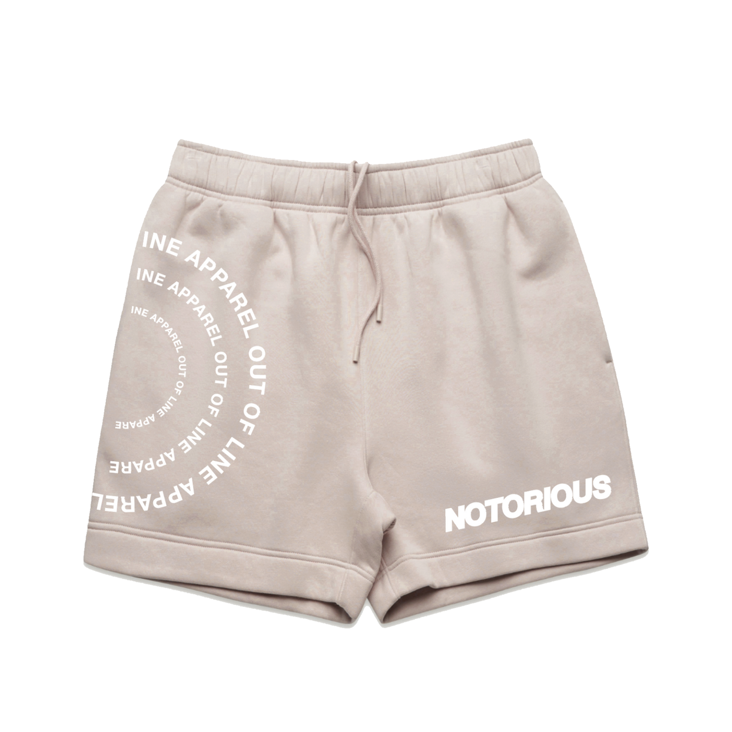 BONE NOTORIOUS X OUT OF LINE APPAREL COLLAB SWEATSHORTS