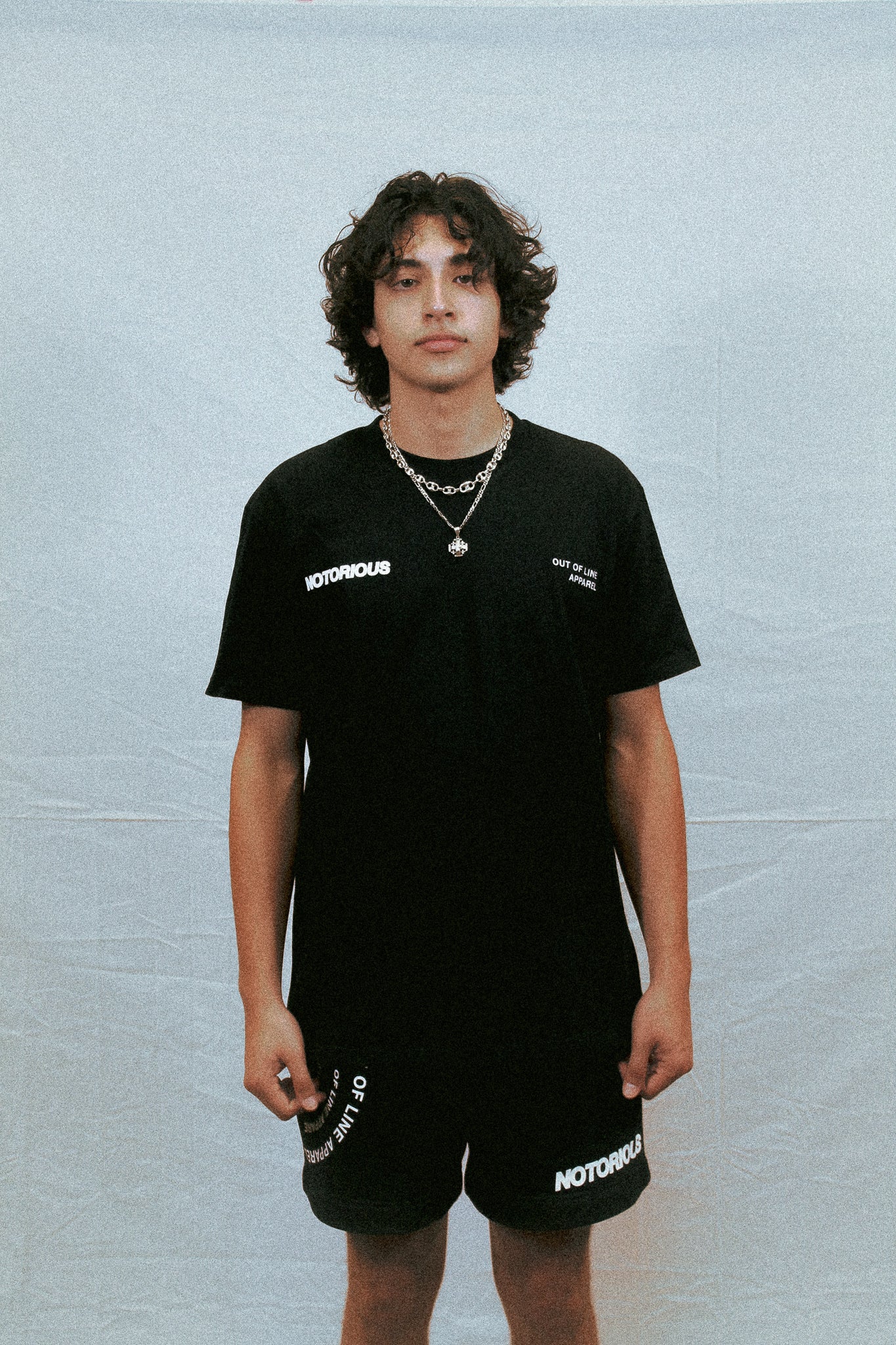 BLACK NOTORIOUS X OUT OF LINE APPAREL COLLAB TEE