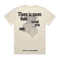 FADED ECRU "THERE IS MORE" TEE