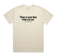 FADED ECRU "THERE IS MORE" TEE