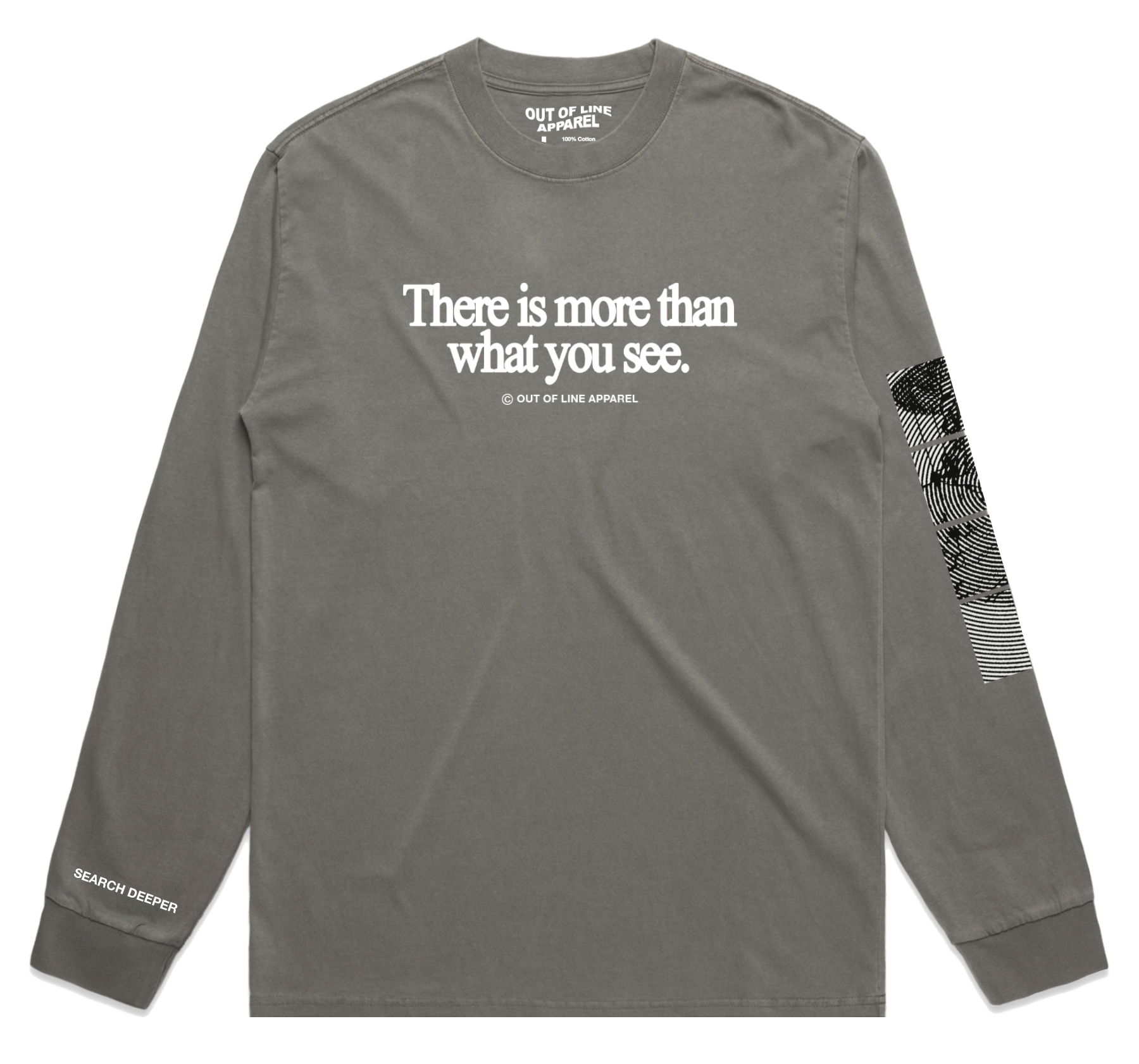 FADED GREY "THERE IS MORE" LONG SLEEVE TEE