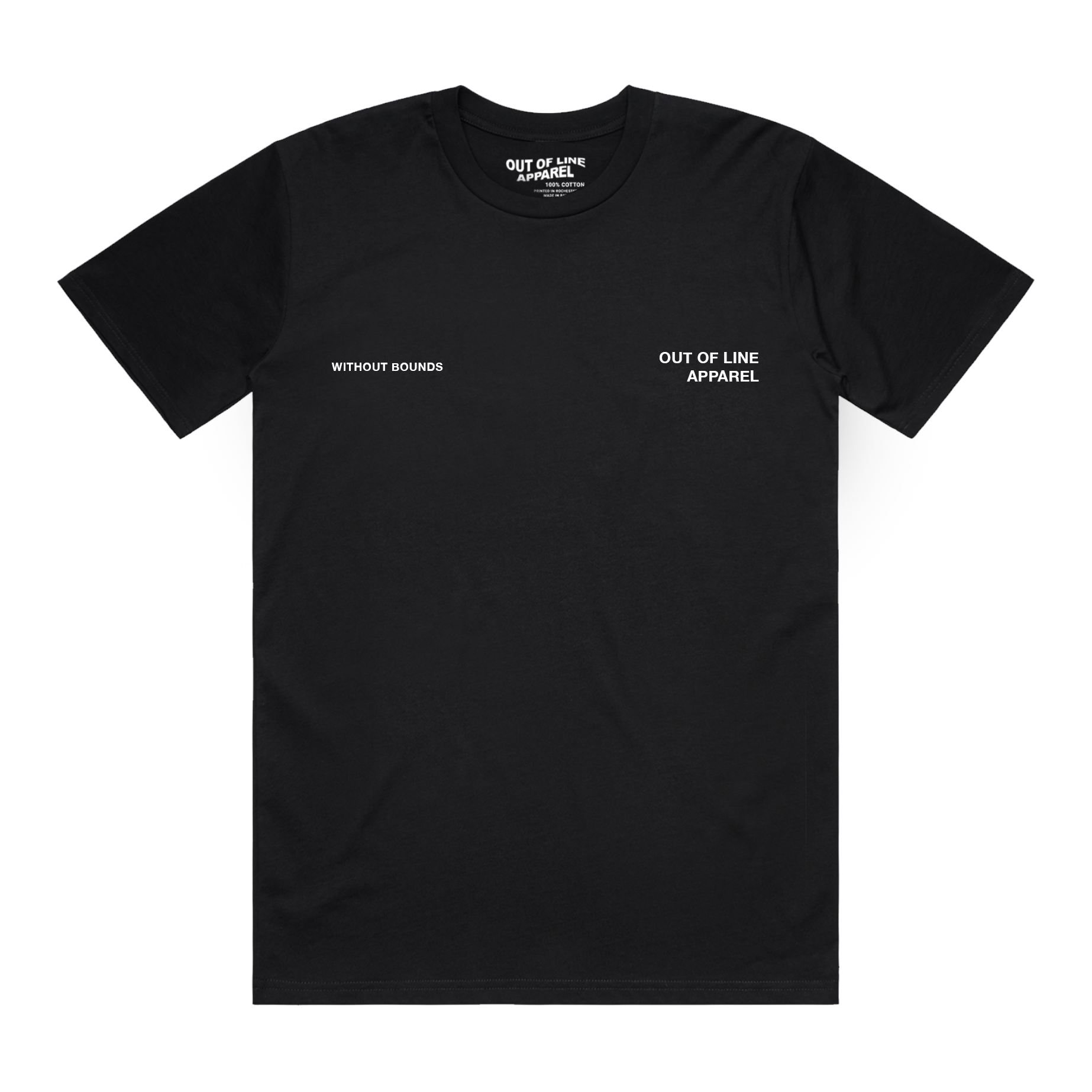 BLACK "WITHOUT BOUNDS" TEE
