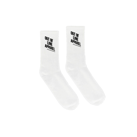 WHITE LOGO SOCKS