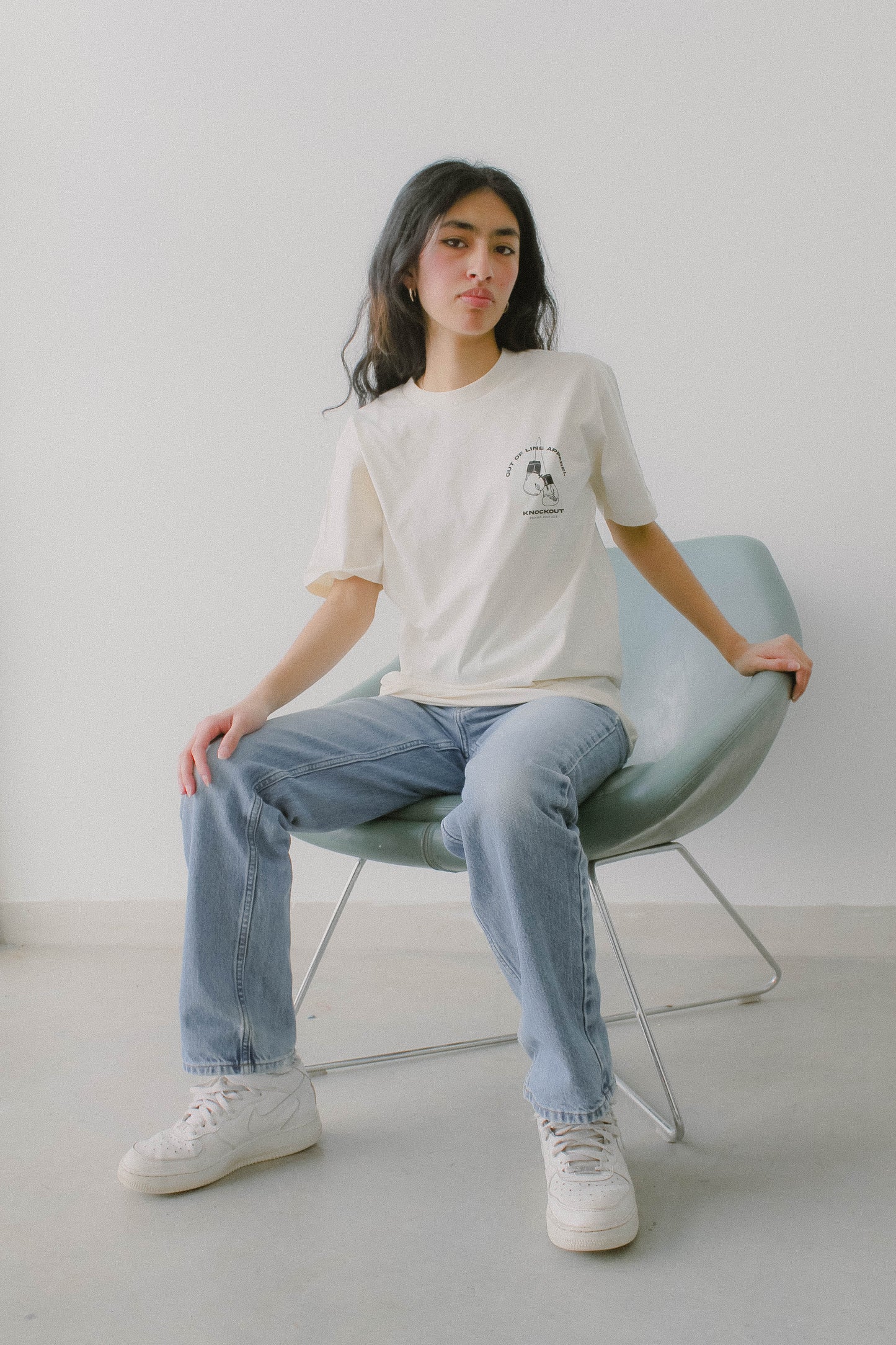 OFF WHITE KNOCKOUT COLLAB TEE