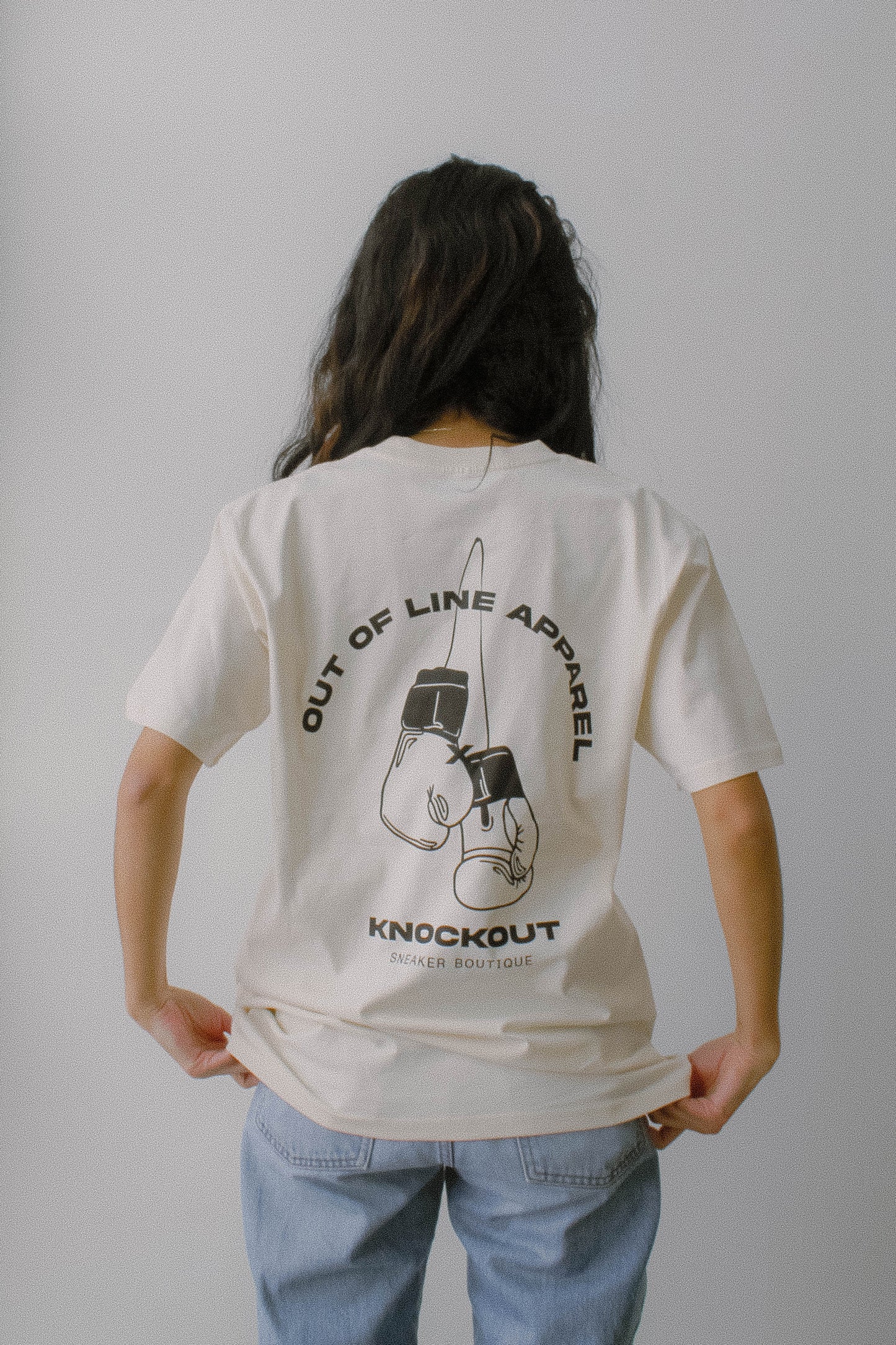 OFF WHITE KNOCKOUT COLLAB TEE