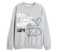 GREY "MAPPED" CREWNECK